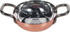 PK-89254A -Fry Pan 2.75oz - SS - Copper Finish w/2 Handles