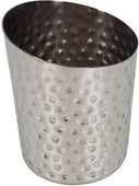 PK-82674 - French Fry Cup - SS - Cross Cut - Hammered Finish