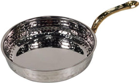 PK-82205C - Heavy Fry Pan w/long brass handle 900ml(18X4.5cm)