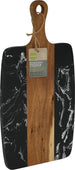 L.Gourmet Acacia Wood+Marble Board - 13.75