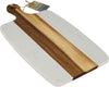 L.Gourmet Acacia Wood+Marble Board - 15.75