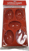 CLR - Silicone 1/2 Egg Mold - 5 Compartment - SF041
