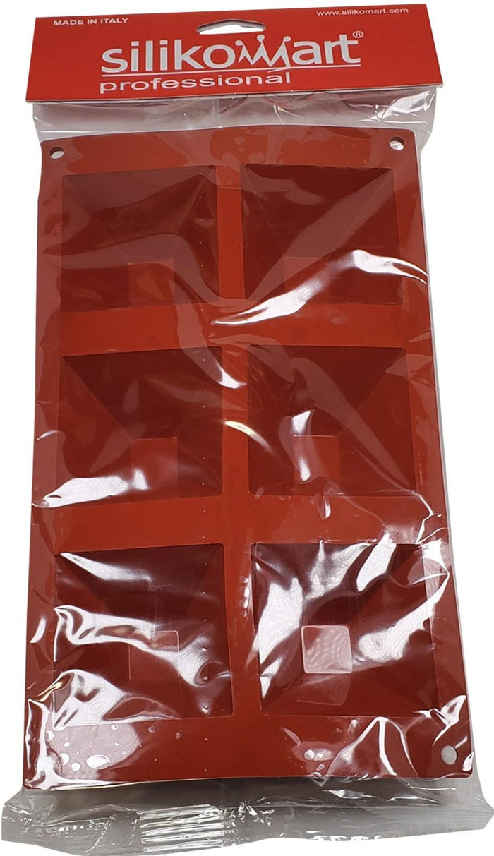 CLR - Silicone Pyramid Mold - 6 Compartment - SF007