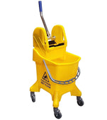 Spartano - HEAVY - 28L Mop Bucket W/ Down Press Wringer - Yellow -