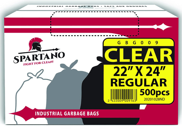 Spartano - Garbage Bags - Regular - Clear - 22