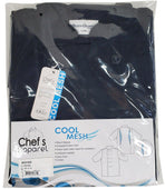 Spirito - Mesh Chef Jacket W/ Vent S/S 2XL-3XL - Black - BG21820