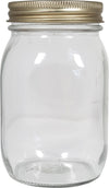 Mason / Canning Jar w/Lid - 16oz/473ml