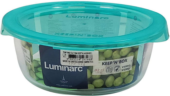 CLR - Luminarc - Glass Food Container - 31oz - Round - P5523