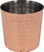 PK - 84363 - 13.5oz French Fry Cup - SS - Hammered Copper Finish w/Handle