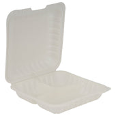 Eco-Craze MFPP Clamshell Container 9x9x2.6