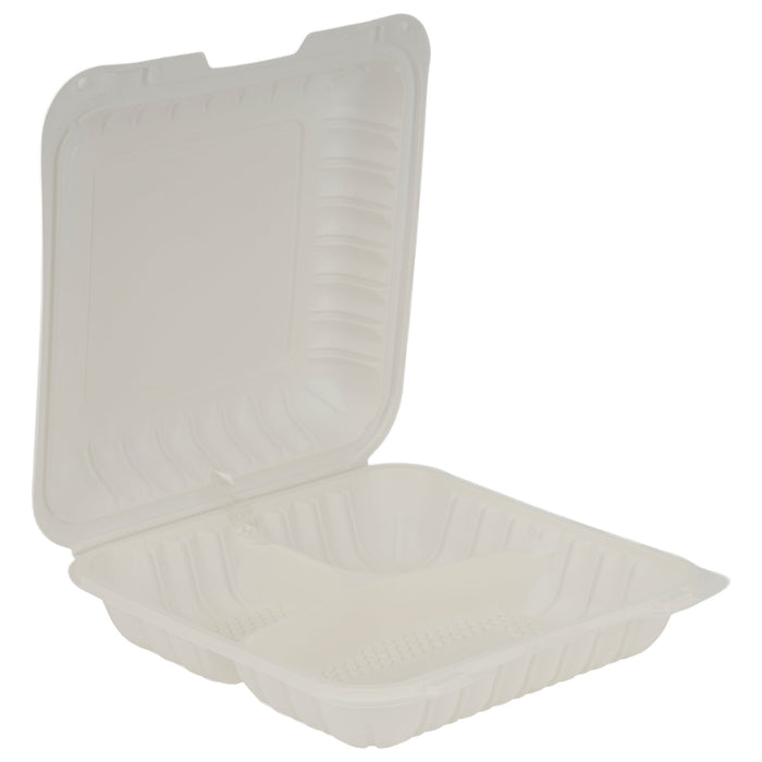 Eco-Craze MFPP Clamshell Container 9x9x2.6