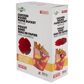 Eco-Craze - Chicken Round Paper Bucket with Lid - 85oz - Medium