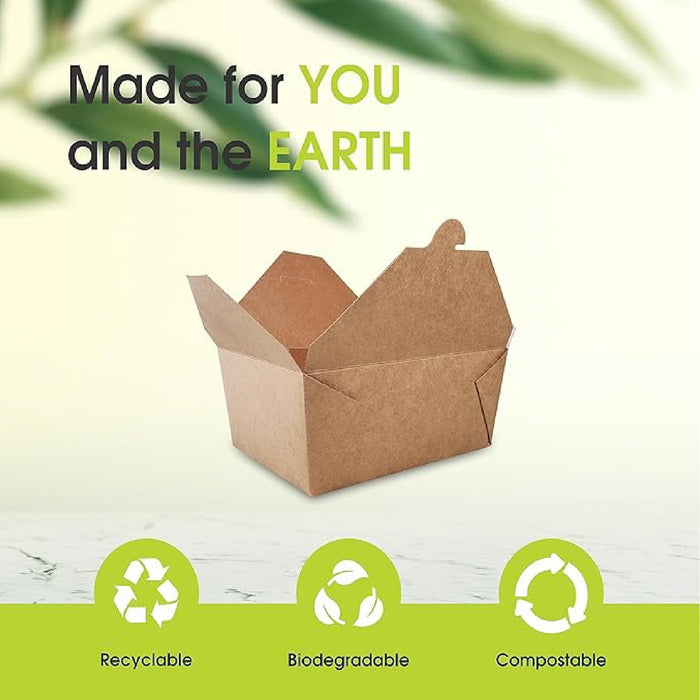 Eco-Craze - #9 Kraft Paper Fold Box - PFB09-K