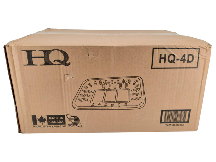 HQ4D - Clear Plastic Meat Tray - #4D