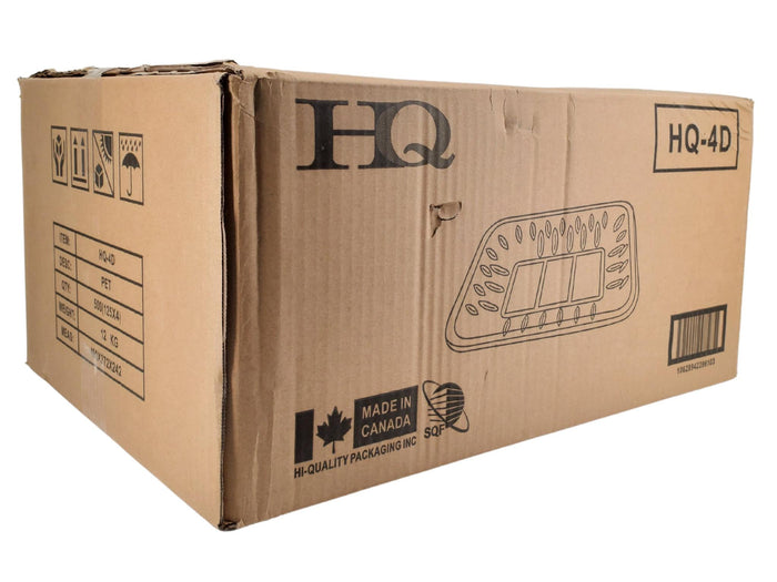 HQ4D - Clear Plastic Meat Tray - #4D