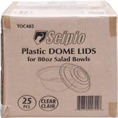 Value+ - Clear Dome Lid for 80oz Salad Bowls - L-SRZ80