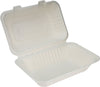 Eco-Craze - 9x6x3 Bagasse Clamshell Container