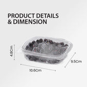 Genpak - Hinged Deli Container - Clear - 6oz - AD06