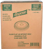 Dispose - Flat Lid - No Hole For 5oz Dessert Cup