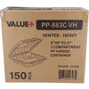Value+ - PP-883C-VH Premium Food Container 8x8x2.9