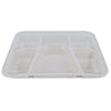 Eco-Craze - 6 Comp Thali - White - MFPP