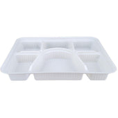 Eco-Craze - 6 Comp Thali - White - MFPP