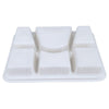 Eco-Craze - 6 Comp Thali - White - MFPP