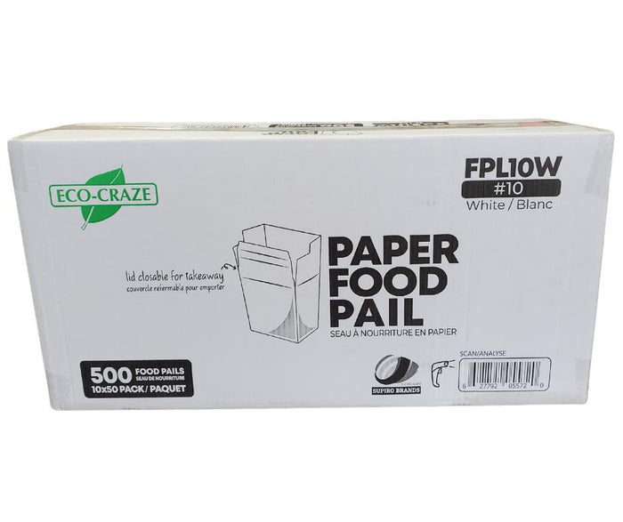 Eco-Craze - #10 Food Pail - FPL10W