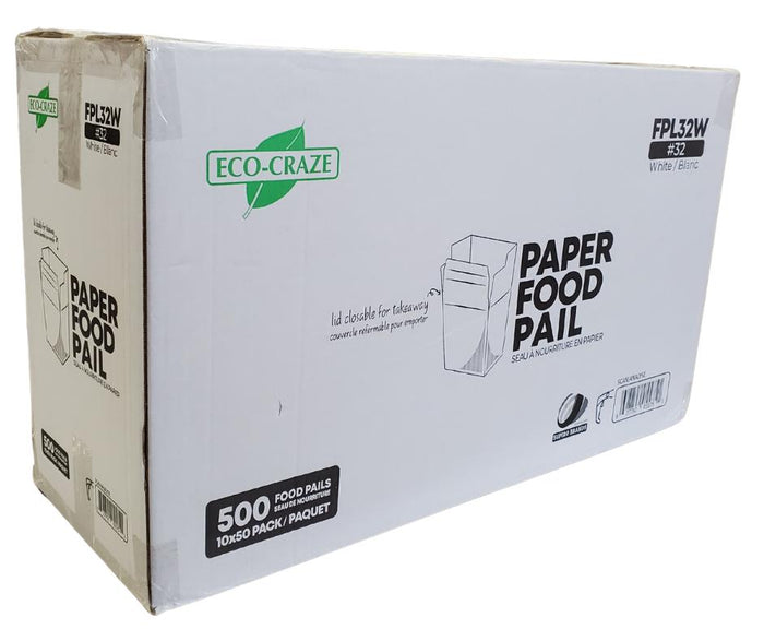 Eco-Craze - #32 Food Pail - FPL32W