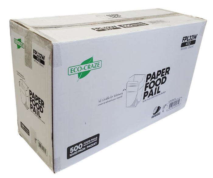 Eco-Craze - #32 Food Pail - FPL32W