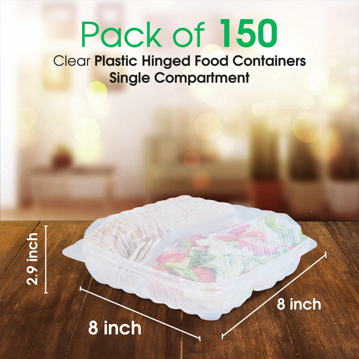 Value+ - PP-883C-VH Premium Food Container 8x8x2.9