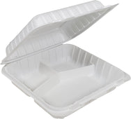 Value+ / Eco-Craze - MFPP Clamshell Container - 8x8x2.8