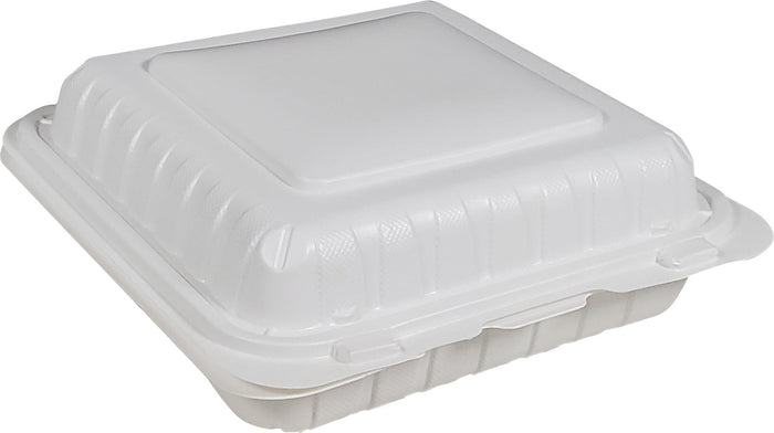 Eco-Craze MFPP Clamshell Container 8x8x2.6