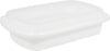 Rhino - Heavy 24oz Rectangular Combo Container - White