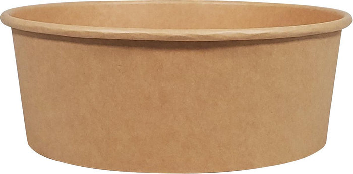 Eco-Craze - Kraft PE-Lined Paper Container - Round - 1500ml - SB-1500K