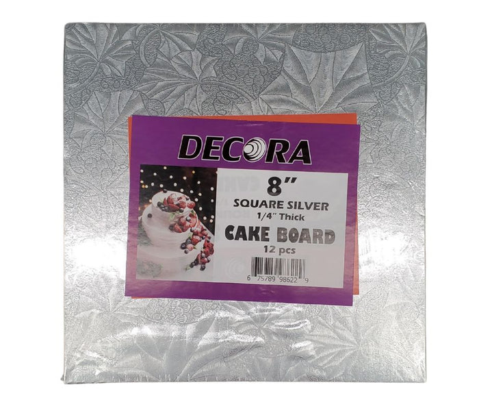 Decora - Cake Board - Square - 8x8x1/4