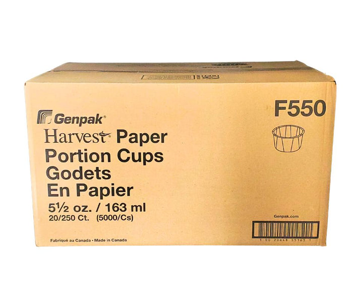Genpak - Portion Cups - Paper - 5.5 oz - F550