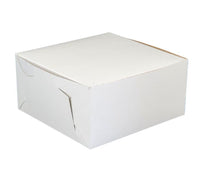 EB - White Cake Boxes - 7x7x3½