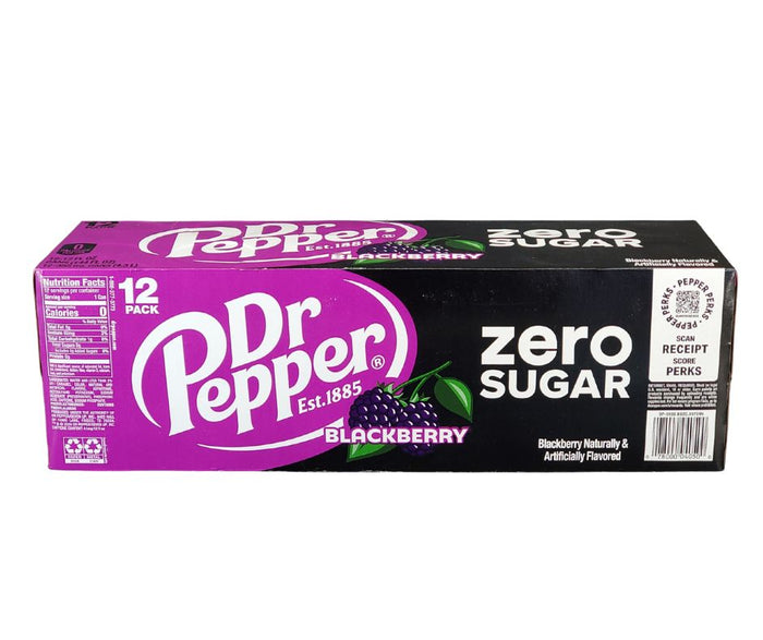 Dr. Pepper - Blackberry - Zero - Cans