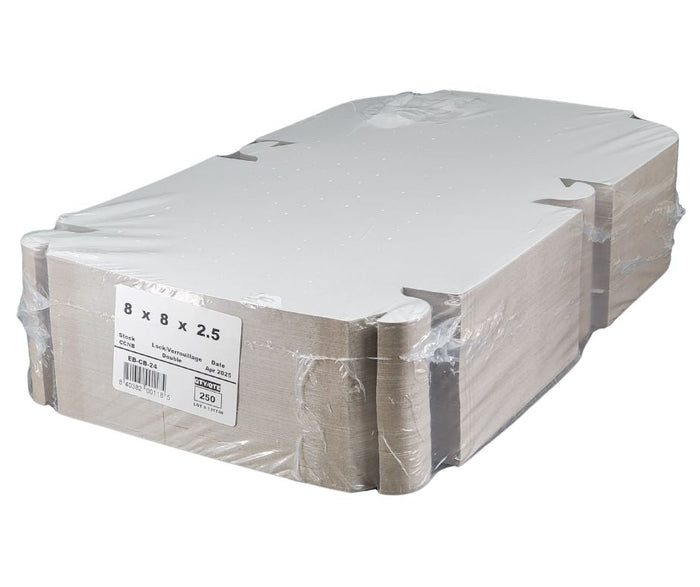 EB - White Cake Boxes - 8x8x2½