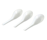 Value+ White Chinese Soup Spoon