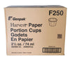 Genpak - Portion Cups - Paper - 2.5 oz - F250