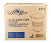 Morning Dew - 12oz Translucent Cups - PP12 - Plastic