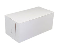 EB - White Cake Boxes - 8x4x3½