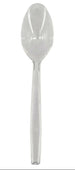 Value+ - Heavy - Plastic Tea Spoons - Clear - Retail Pack - RP3203