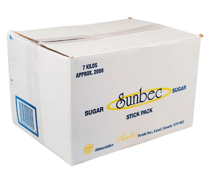 Sunbec - White Sugar Sticks 2000 ct