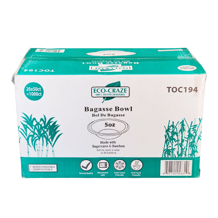 Eco-Craze - 5oz Bowl - Bagasses
