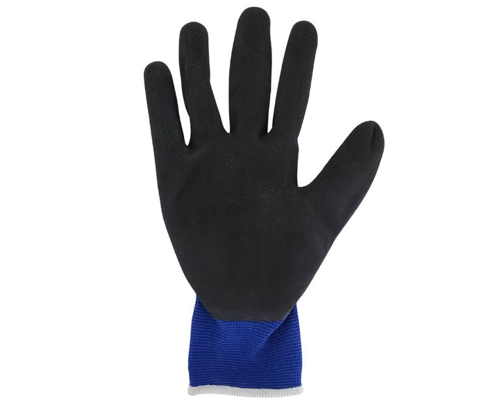 Work-Eze - Ice Gripper Nylon Gloves - Large - Blue