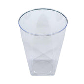 10oz square bottom cup - Clear - CS10