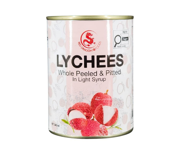 Red Dragon - Lychee whole peeled in light syrup